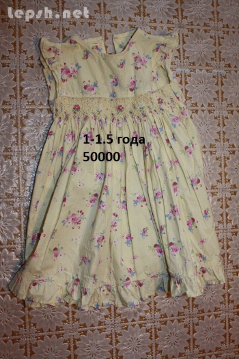 Продаю - Платье для девочки на лето 1-1.5 года