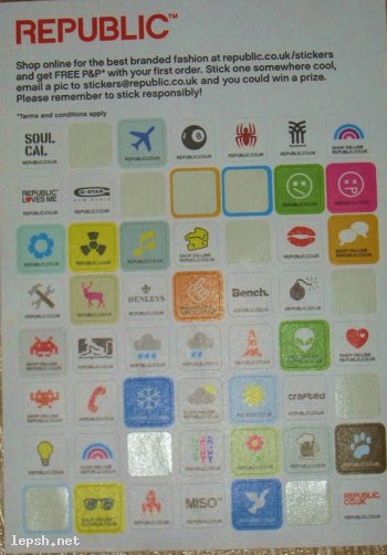 Меняю - наклейки непонятно на что )