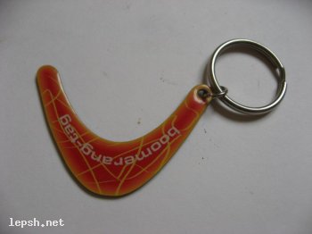 Меняю - Раритетный номерной брелок-бумеранг на 10 фунтов