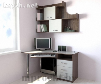 Продаю - Стол компьютерный + книжная полка РМ-03.12 (1300х1000х1950)