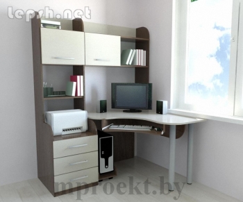 Продаю - Стол компьютерный + тумба, полка РМ-03.10 (1000х1500х1950)