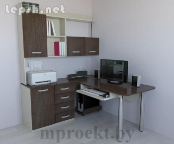 Продаю - Стол компьютерный + тумба, полка РМ-03.3 (1300х1500х2104)