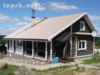 Продаю - Срубы домов,бань,беседок из бревна ручной оцилиндровки.