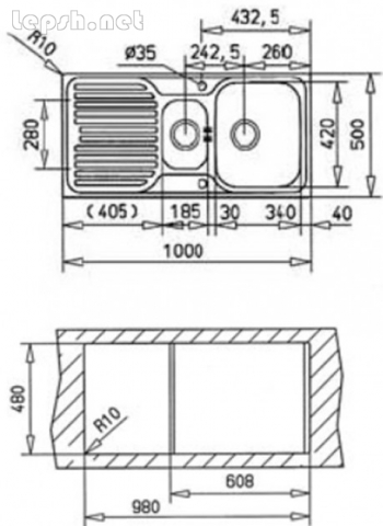 Продаю - Кухонная мойка Teka PRINCESS 1 1/2 B 1D микротекстура