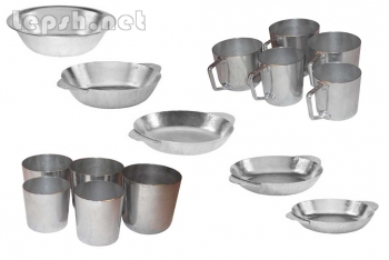 Продаю - Алюминиевые тарелки, кружки и стаканы .  